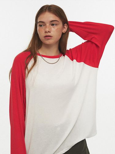 RAGLAN LONG SLEEVE T SHIRT - + RED - RMRN - Modalova