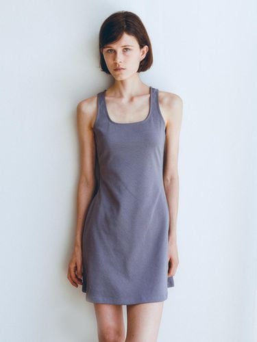 BASIC MINI DRESS GREY - MORINGA - Modalova