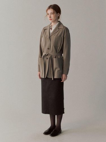 Virgin Wool Safari Jacket () - YIJU - Modalova