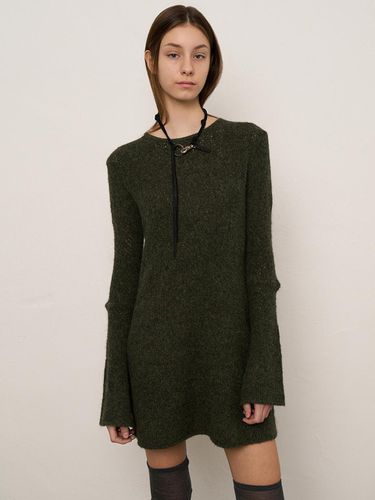 Tender touch knit dress (green) - TMNN - Modalova