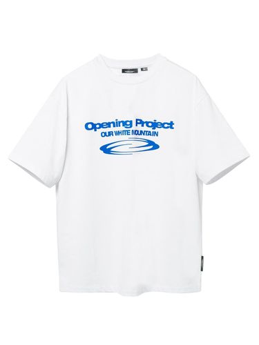 Identity T Shirt - White / Blue - OPENING PROJECT - Modalova