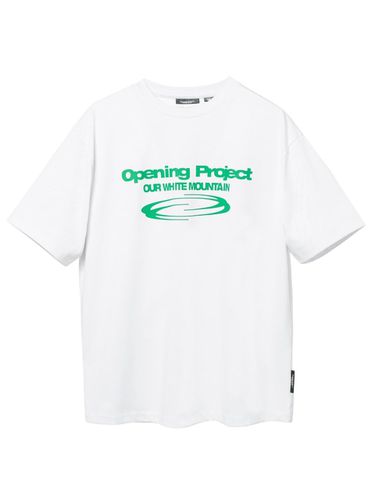 Identity T Shirt - White / Green - OPENING PROJECT - Modalova