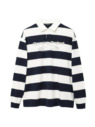 Identity Stripe Collar T Shirt - OPENING PROJECT - Modalova