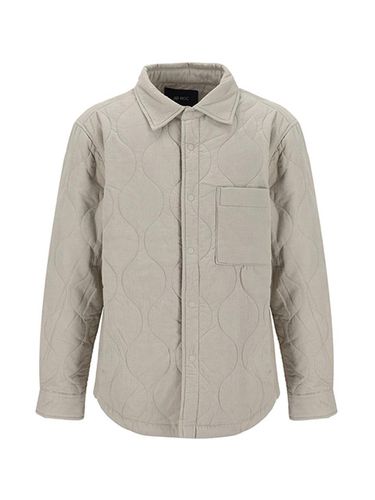 Men's Corduroy Quilting Padded shirt jacket (-B) - ADHOC - Modalova