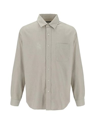 Men's Corduroy One Pocket Basic Shirt ( - ) - ADHOC - Modalova