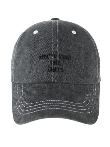 Unisex NEVER MIND Ball Cap (GREY) - ADHOC - Modalova