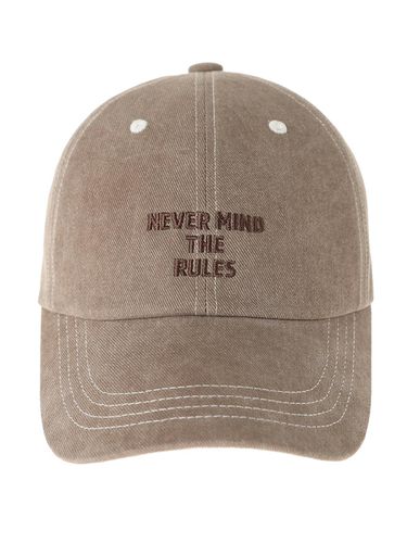 Unisex NEVER MIND Ball Cap (BROWN) - ADHOC - Modalova