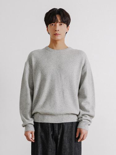 Men's round neck overfit sweater ( - ) - ADHOC - Modalova