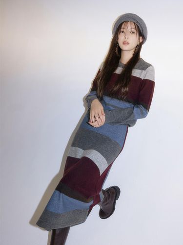 Mohs X color block knit skirt - BESTI BELLI - Modalova