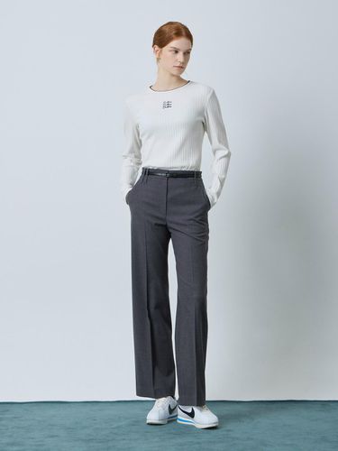 SET - UP) Basic Wool Blend Straight Pants GR_C244 - CC collect - Modalova