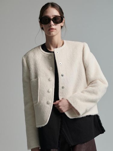 ROUND CROPPED JACKET - TYCHEBE - Modalova