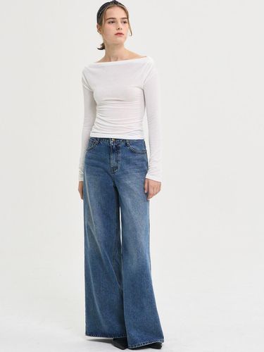 Wild Fit Denim Pants (Blue) - SORRY TOO MUCH LOVE - Modalova