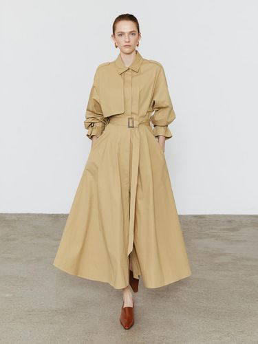 Long trench dress - MOONT - Modalova