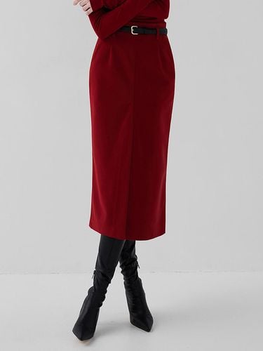 Ariel fleece pencil skirt - MOONT - Modalova