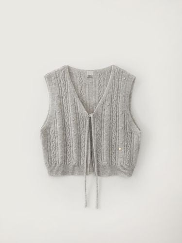 Calli Knit Vest_Gray - Tillber - Modalova