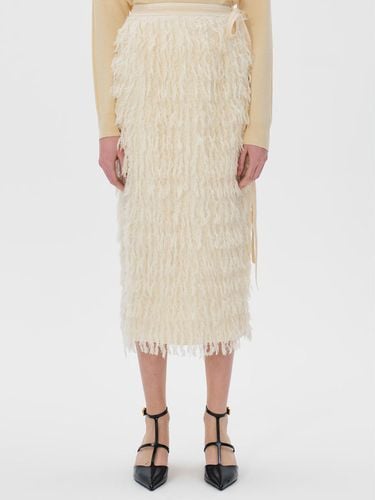 Feather H-line Skirt_Light Beige - KUME - Modalova