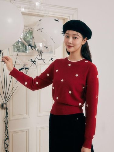 Dot Back Ribbon Pullover Knitwear GPCP1PO911 - JJ JIGOTT - Modalova