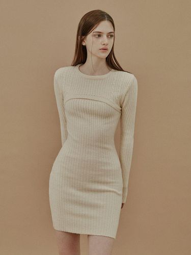 Dillen Cut-Out Bolero Knitwear dress - TWEE - Modalova