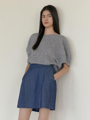 Circle wrap short pants - indigo - KILHOUETTE - Modalova