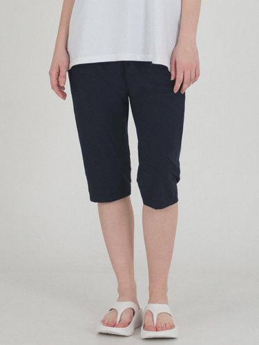 Cool spandex sweat 7 pants (Navy) - PIANER - Modalova