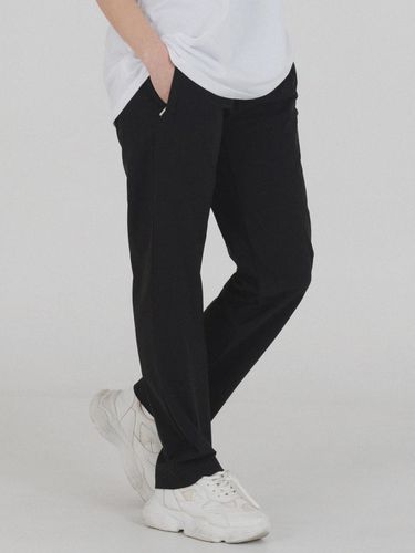 Cool spandex zipper pocket sweat pants (black) - PIANER - Modalova