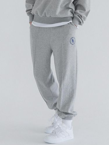 Circle Logo Jogger Sweatpants (Melange) - PIANER - Modalova