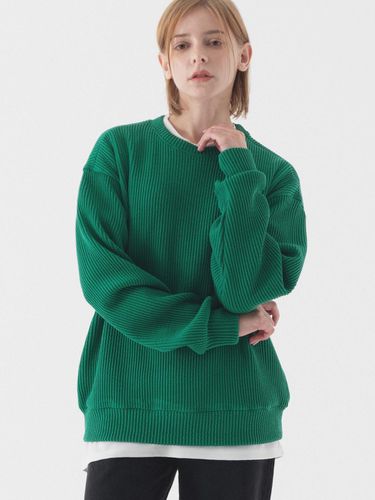 Companionable oversized fit crew neck knitwear (gr - PIANER - Modalova