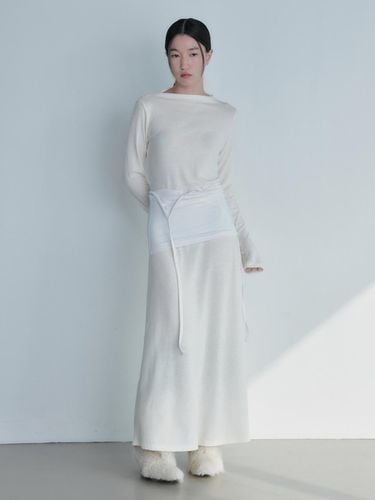 WINTER HOLIDAY DRESS_OFF-WHITE - REPOS - Modalova