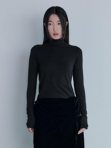 WINTER TURTLENECK T - SHIRTS _BLACK - REPOS - Modalova