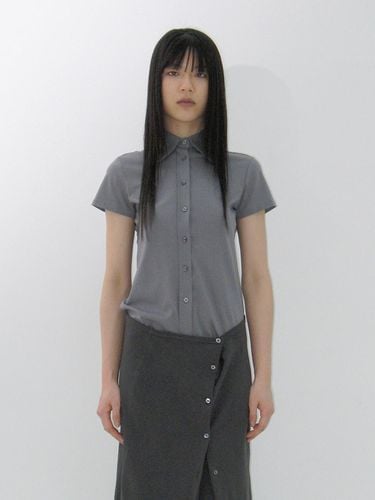 Jersey Sillket Shirts _Grey - REPOS - Modalova