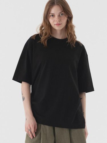 Cool cotton oversized fit crew neck short-sleeved - PIANER - Modalova