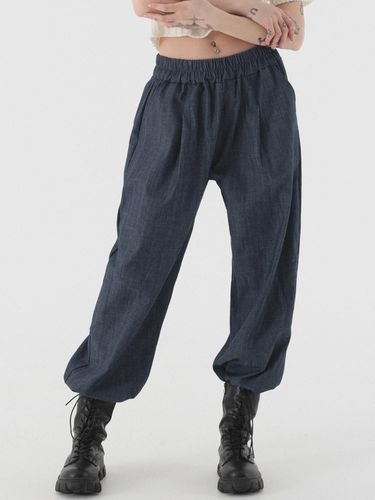 Denim like one chin jogger pants (Navy) - PIANER - Modalova