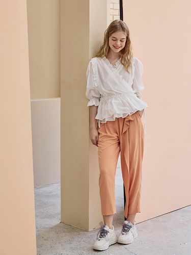 Ruffled Pants_ORANGE - CAHIERS - Modalova