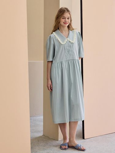 Lovely Tuck Dress_SKY_AQUAMARINE - CAHIERS - Modalova