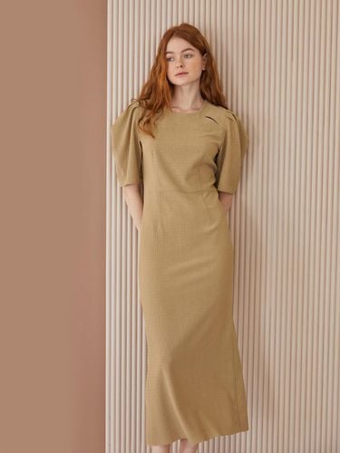 CAHISIENNE] Slim Fit Cutting Knitwear Maxi dress - CAHIERS - Modalova