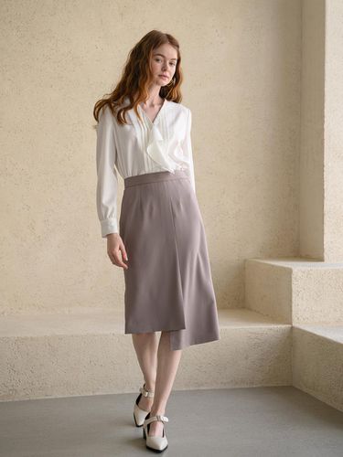 Kai Zienne] Mermaid Unbalanced Midi Skirt - Top G - CAHIERS - Modalova