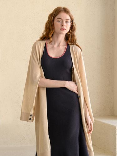 CAHISIENNE] Slit sleeved long cardigan - CAHIERS - Modalova