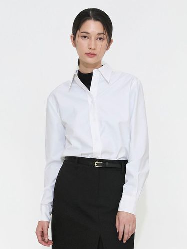 R24LSH002] Relaxed Fit Wrinkle-free Shirt - racoco - Modalova