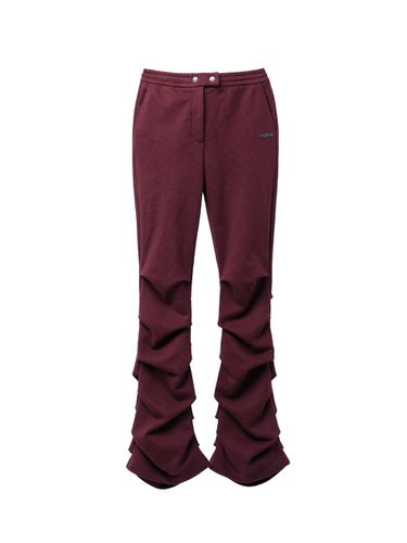 W Shirring Long Pants - Burgundy - OPENING PROJECT - Modalova