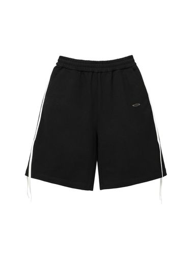 W Ribbon Tape Bermuda Shorts - Black - OPENING PROJECT - Modalova