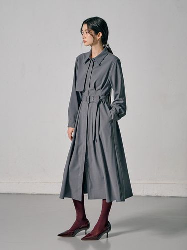 R24LROP002] Reno trench dress - racoco - Modalova