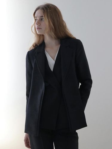 CAHIERS] Tie collar black jacket - CAHIERS - Modalova