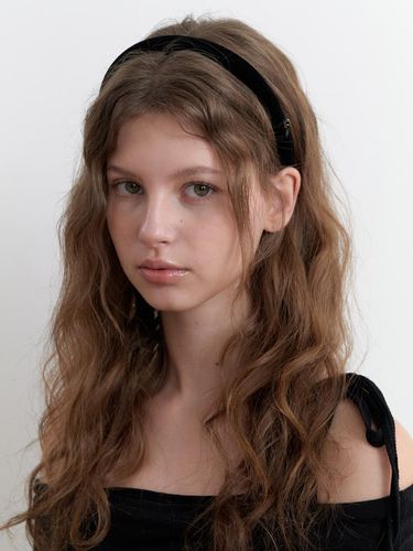 Velvet black cubic point headband - KINDABABY - Modalova