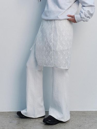 Pebble Banding Pants (White) - PPB - Modalova