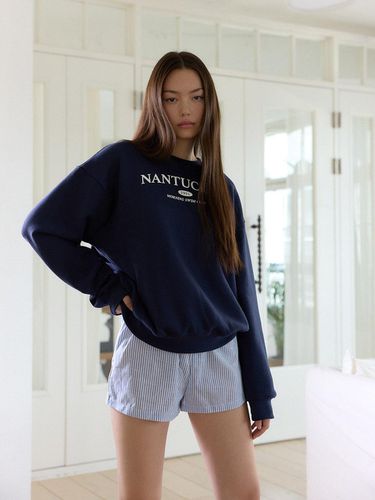 Coastal village sweatshirt_navy - cttn - Modalova