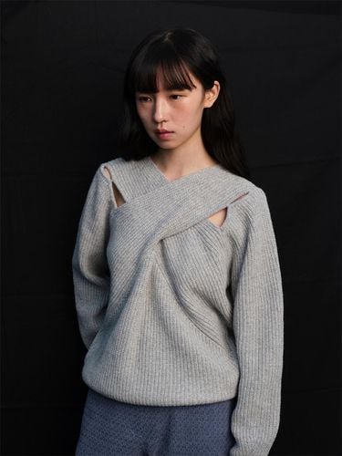 Twist Lambswool Knit (Light Gray) - PPB - Modalova