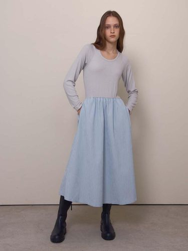 RTRC unique Uneck dress - greyish blue - KILHOUETTE - Modalova