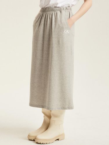 OS sweat long skirt - GRAY - ODD STUDIO - Modalova