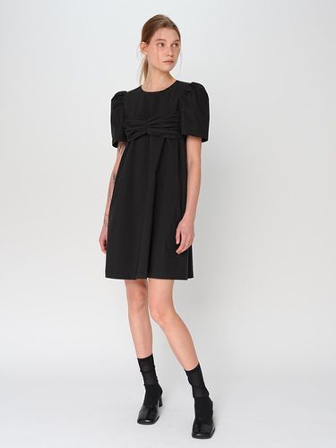 BABY DOLL MINI DRESS / BLACK - PAUL&ALICE - Modalova