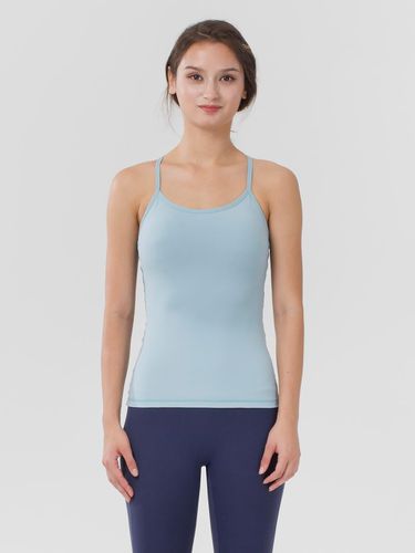 Pose to Tank Top Silver Blue - REINAMORA - Modalova